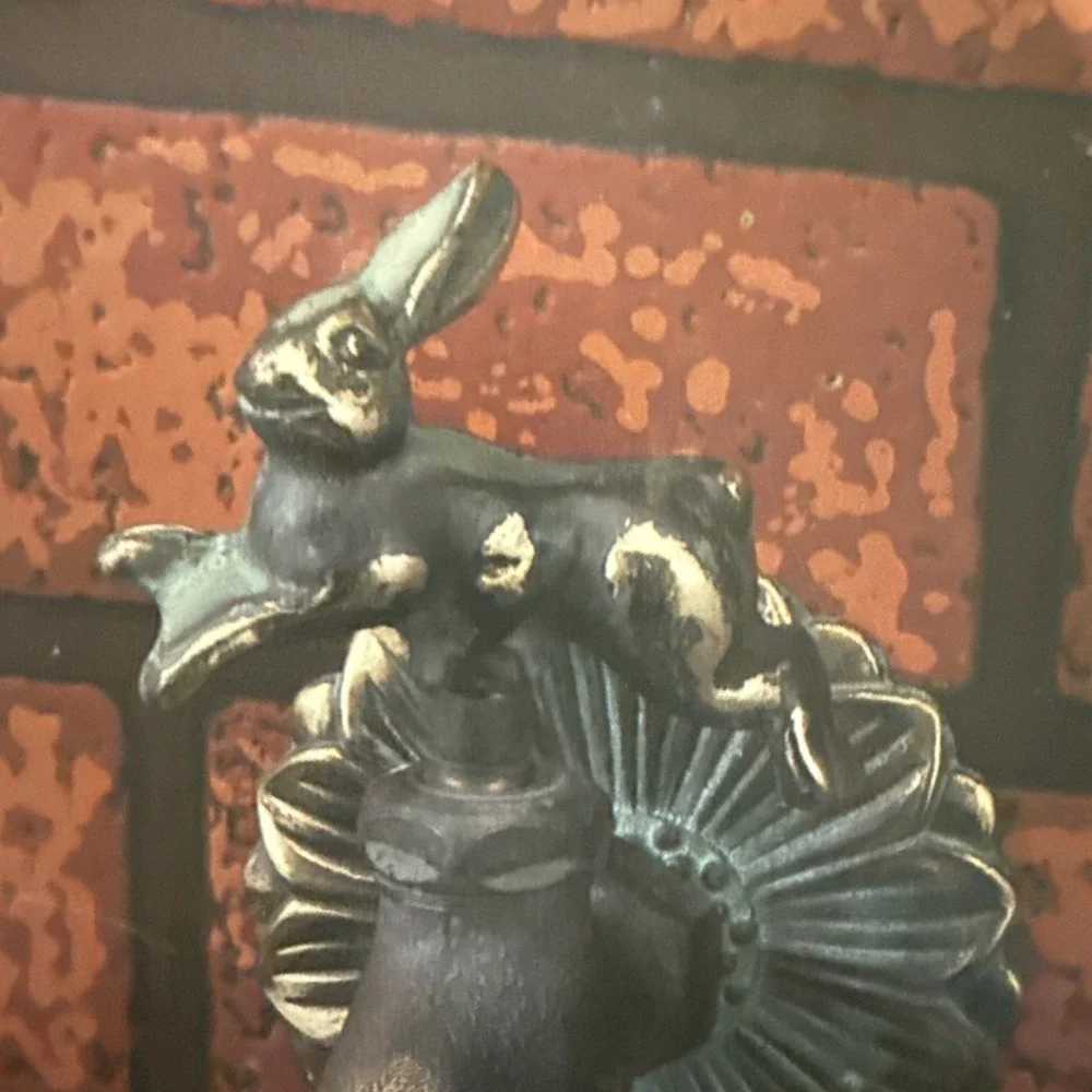 Garden Art Solid Brass Rabbit Faucet~ #280774~New‎ In Box